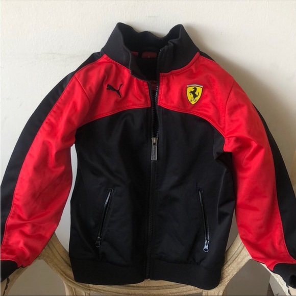 Scuderia Ferrari Puma Boys Jacket🏎️ / Size:6 / Preloved / In Good Condition - Picture 1 of 3